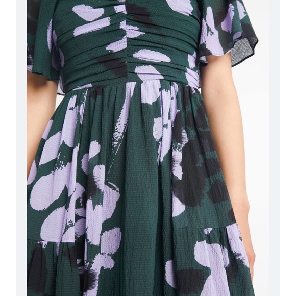 Tanya Taylor abstract green print dress - Picture 5 of 10
